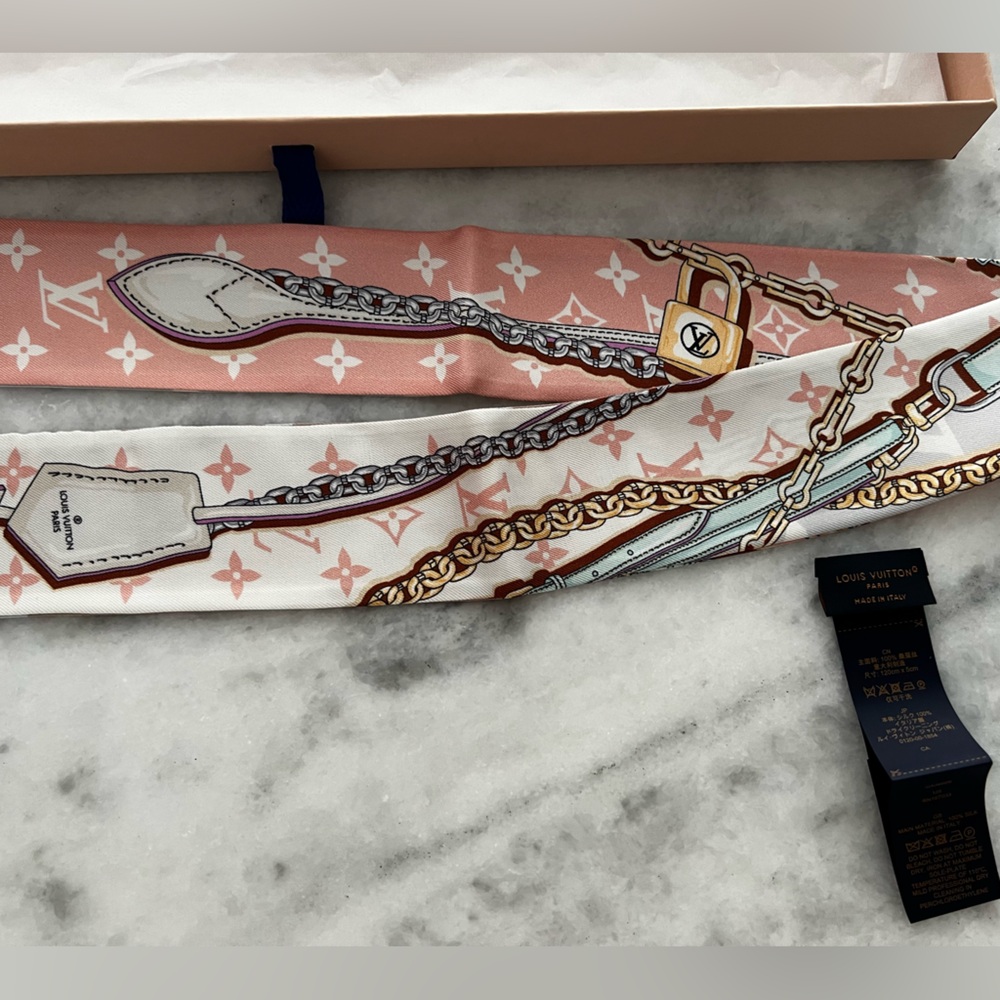 Louis Vuitton Ultimate Monogram BB Bandeau twilly scarf - brand new with box! - Picture 7 of 8